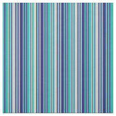 Light Sea Green, Light Gray & Midnight Blue Lines Stoff (Muster)