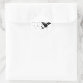 Light & Shadow Pals Runder Aufkleber (Tasche)