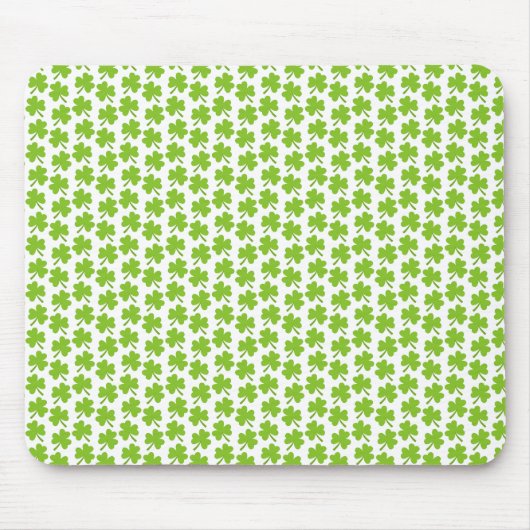 Light Shamrocks White Mousepad (Vorne)