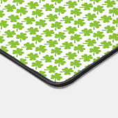 Light Shamrocks White Schreibtischunterlage (Ecke)