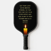 Light Shine Scripting Pickleball Paddle (Vorderseite)