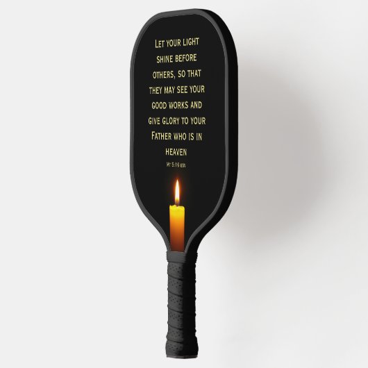 Light Shine Scripting Pickleball Paddle (Links)