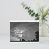 Light Show Black and White Postkarte (Stehend Vorderseite)