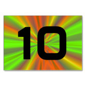 Light Show Fraktal Art Numbered Tischnummer (Rückseite)