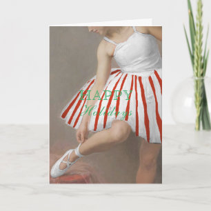 Light Skin Ballerina Peppermint Tutu Karte