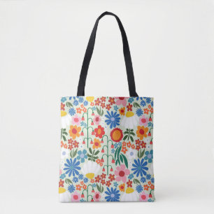 Light Sky 60er Retro SummerTote Bag Tasche
