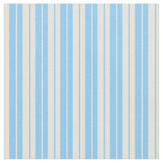 Light Sky Blau und Beige Farbmuster Stoff (Nahaufnahme)