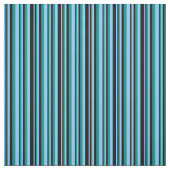 Light Sky Blue, Black & Dark Cyan Muster Stoff (Muster)