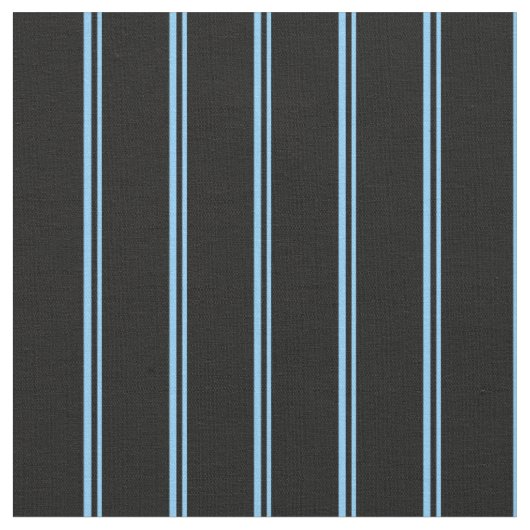 Light Sky Blue & Black Lines Muster Stoff (Nahaufnahme)