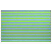 Light Sky Blue, Chartreuse & Midnight Blue Lines Stoff (Yard (91,4 cm))