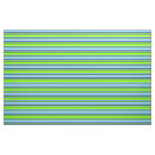 Light Sky Blue, Chartreuse & Midnight Blue Lines Stoff (Fat Quarter (45,7 x 55,9 cm))