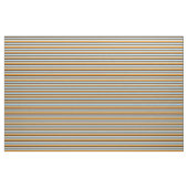 Light Sky Blue, Dark Orange, Black, Brown & White Stoff (Yard (91,4 cm))