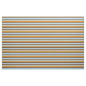Light Sky Blue, Dark Orange, Black, Brown & White Stoff (Fat Quarter (45,7 x 55,9 cm))