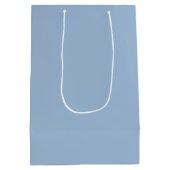 Light Sky Blue Gift Bag Mittlere Geschenktüte (Rückseite)