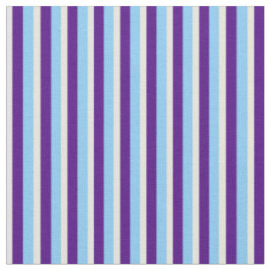 Light Sky Blue, Indigo & Beige Farbmuster Stoff
