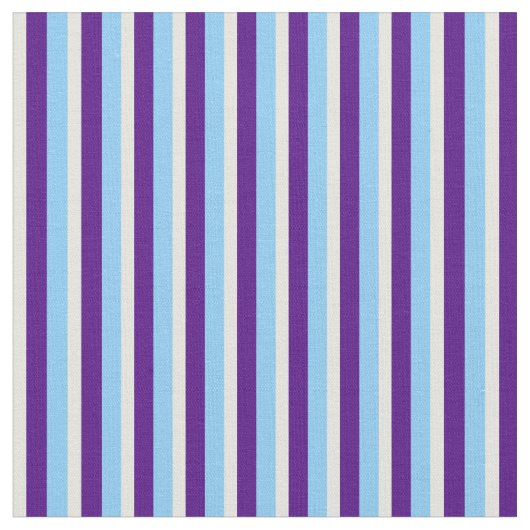 Light Sky Blue, Indigo & Beige Farbmuster Stoff (Nahaufnahme)