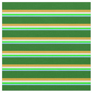 Light Sky Blue, Limon, White, Goldenrod, Dark Gree Stoff