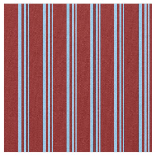 Light Sky Blue & Maroon Colored Lines Stoff (Nahaufnahme)