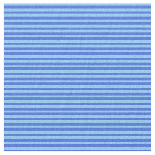 Light Sky Blue & Royal Blue Coloes Lined Pattern Stoff (Nahaufnahme)