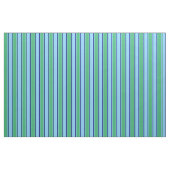 Light Sky Blue, Sea Green & Blue Lines Muster Stoff (Fat Quarter (45,7 x 55,9 cm))