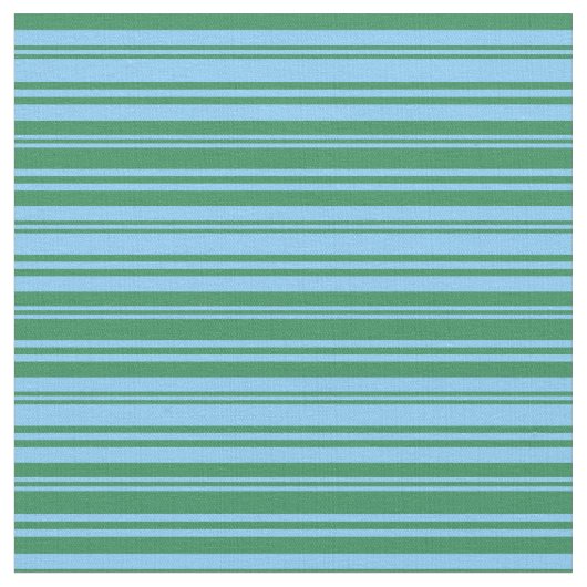 Light Sky Blue & Sea Green Lines/Stripes Muster Stoff (Nahaufnahme)