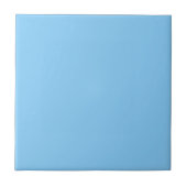 Light Sky Blue Solid Color | Classic | elegant Fliese (Vorderseite)