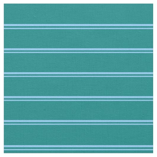 Light Sky Blue und Aquamarin Strip Muster Stoff (Nahaufnahme)