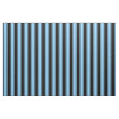 Light Sky Blue und Black Cfarbene Streifen Stoff (Fat Quarter (45,7 x 55,9 cm))