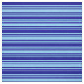 Light Sky Blue und Dark Blue farbige Streifen Stoff (Muster)