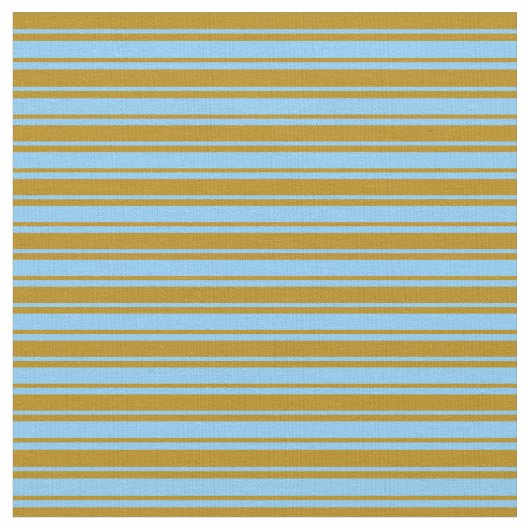 Light Sky Blue und Dark Goldenrod Farbmuster Stoff (Nahaufnahme)