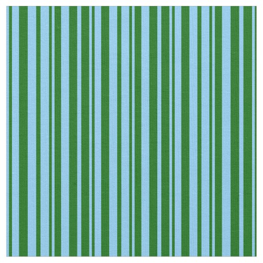 Light Sky Blue und Dark Green Colos Muster Stoff (Nahaufnahme)