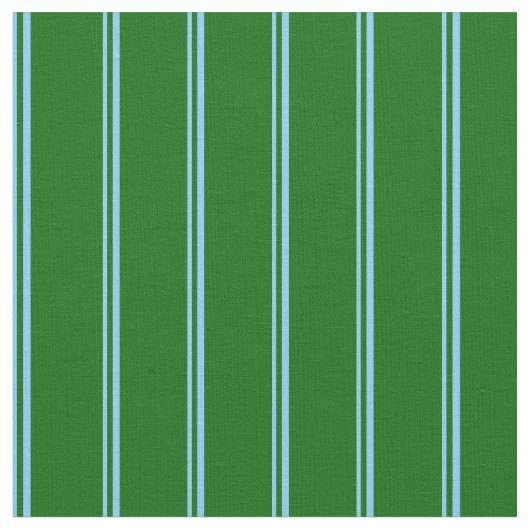 Light Sky Blue und Dark Green Lines Muster Stoff (Nahaufnahme)