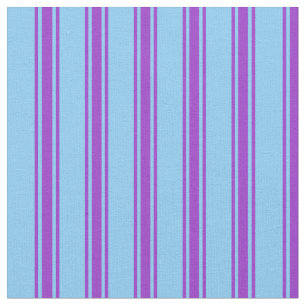Light Sky Blue und Dark Orchid Farbmuster Stoff