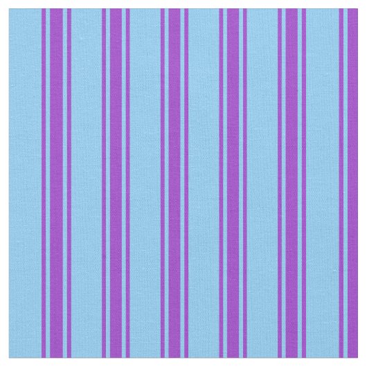 Light Sky Blue und Dark Orchid Farbmuster Stoff (Nahaufnahme)