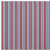 Light Sky Blue und Dark Red Striping Muster Stoff (Muster)