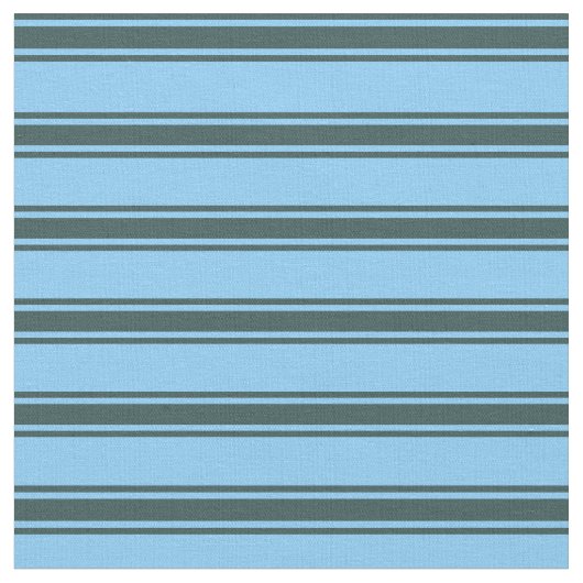 Light Sky Blue und Dark Slate Gray Lines Stoff (Nahaufnahme)