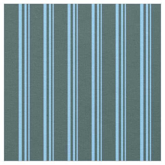 Light Sky Blue und Dark Slate Gray Lines Stoff (Nahaufnahme)