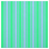 Light Sky Blue und Green Colos Streifen Stoff (Muster)