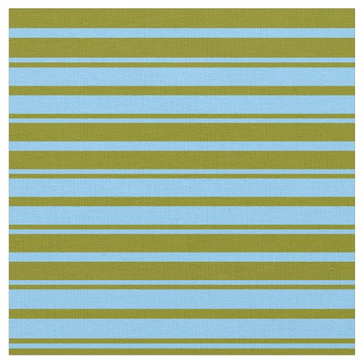 Light Sky Blue und Green Lined/Strip Muster Stoff (Nahaufnahme)