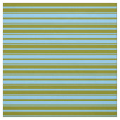 Light Sky Blue und Green Lined/Strip Muster Stoff (Muster)