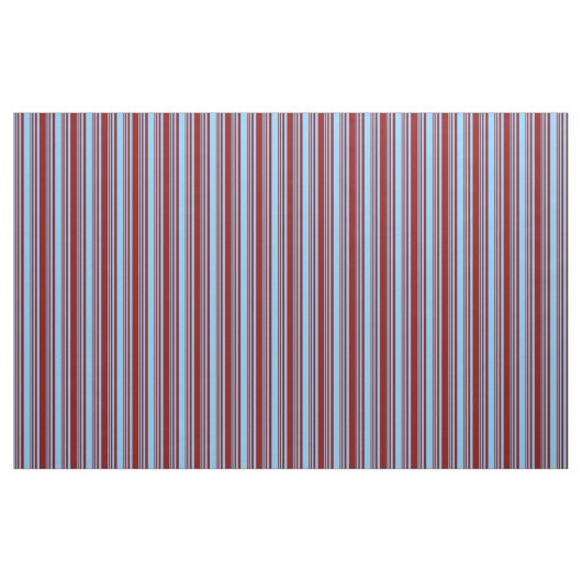 Light Sky Blue und Maroon Lined Pattern Stoff (Fat Quarter (45,7 x 55,9 cm))