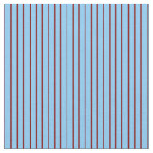 Light Sky Blue und Maroon Lined Pattern Stoff (Nahaufnahme)
