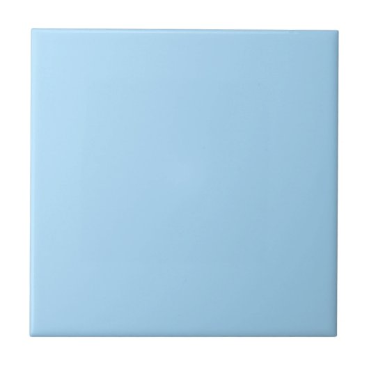 Light Sky Egg Blue Solid Color Tile Fliese (Vorderseite)