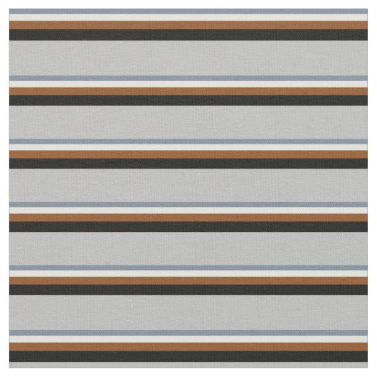 Light Slate Grau, Light Cyan, Brown, Black & Grey Stoff (Nahaufnahme)
