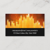 Light Sound Bar Equalizer | Turntable Visitenkarte (Rückseite)