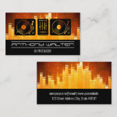 Light Sound Bar Equalizer | Turntable Visitenkarte (Vorne/Hinten)