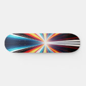 Light Speed Stripes Art Skateboard (Horizontal)