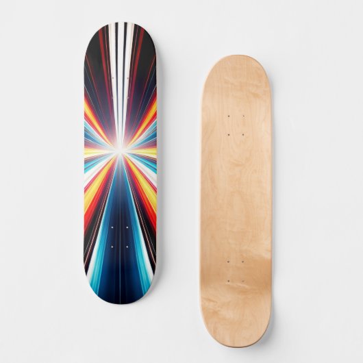 Light Speed Stripes Art Skateboard (Vorderseite)