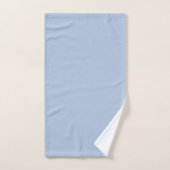 Light Steel Blue Solid Color Badhandtuch Set (Handtuch)