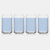 Light Steel Blue Solid Color Dosenglas (Vorderseite)